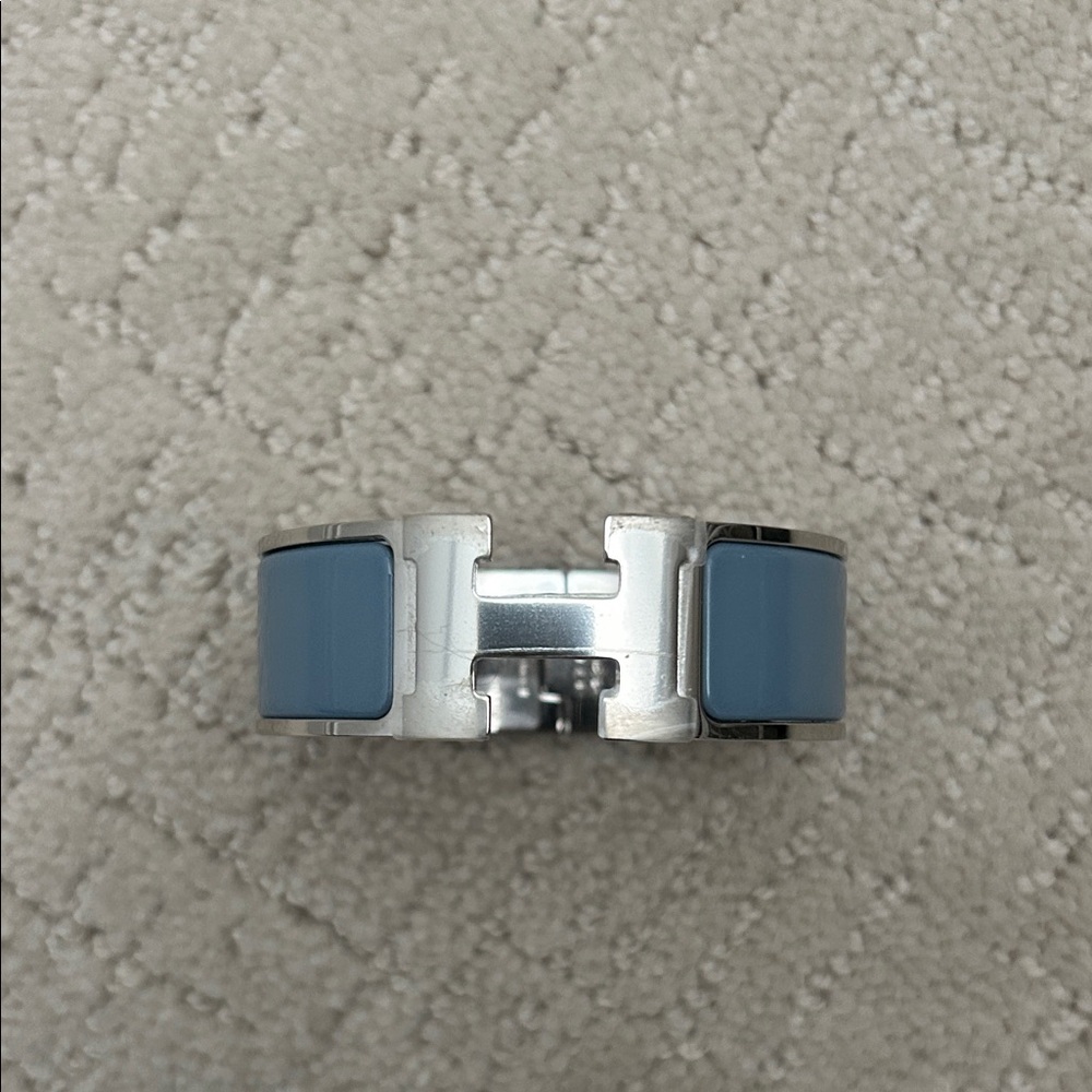 Hermes Clic Clac H Silver Bracelet